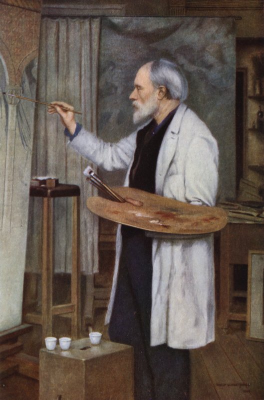 Sir Edward Burne-Jones fia, Sir Philip Burne-Jones portréjából alkotó: Philip Burne Jones
