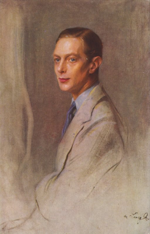 York hercege, később VI. György király alkotó: Philip Alexius de (after) Laszlo