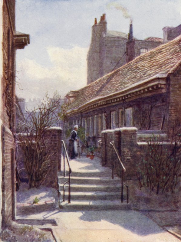 Almshouses of Skinners Company, Mile End, 1892 alkotó: Philip Norman