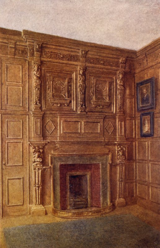 Kéménydarab és a szoba egy része a Coleman Street 4. szám alatt, 1892 alkotó: Philip Norman