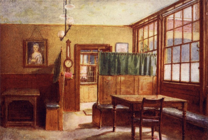 Az Old Bell Inn kávézója, Holborn, 1897 alkotó: Philip Norman