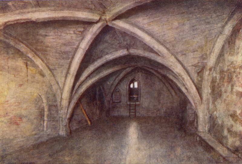Sir John de Pulteneys kastély kriptája, Laurence Poultney Hill, 1894 alkotó: Philip Norman