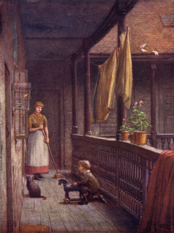 A White Hart Inn galériája, Southwark, 1884 alkotó: Philip Norman