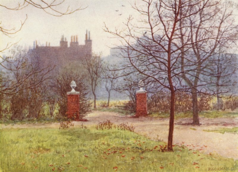 Kert a Scarsdale House-ból, Kensington, 1892 alkotó: Philip Norman