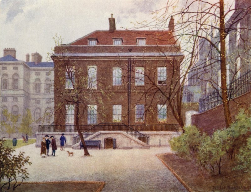 A Downing Street 10. szám kertje, 1888 alkotó: Philip Norman