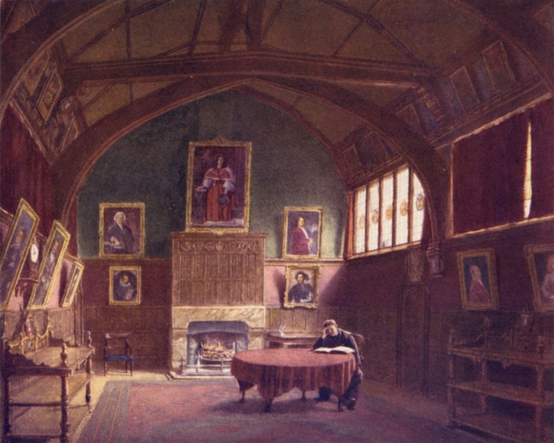 Hall of Barnards Inn, Holborn, 1886 alkotó: Philip Norman