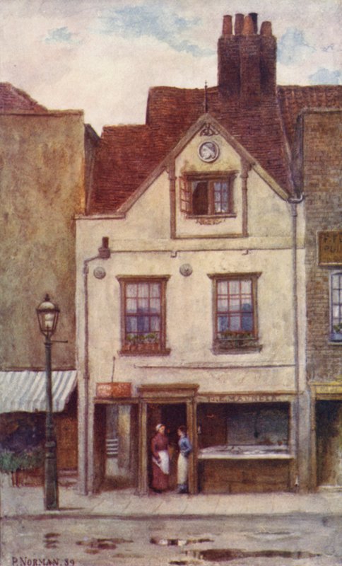 Maunders Fish Shop, Cheyne Walk, 1887 alkotó: Philip Norman