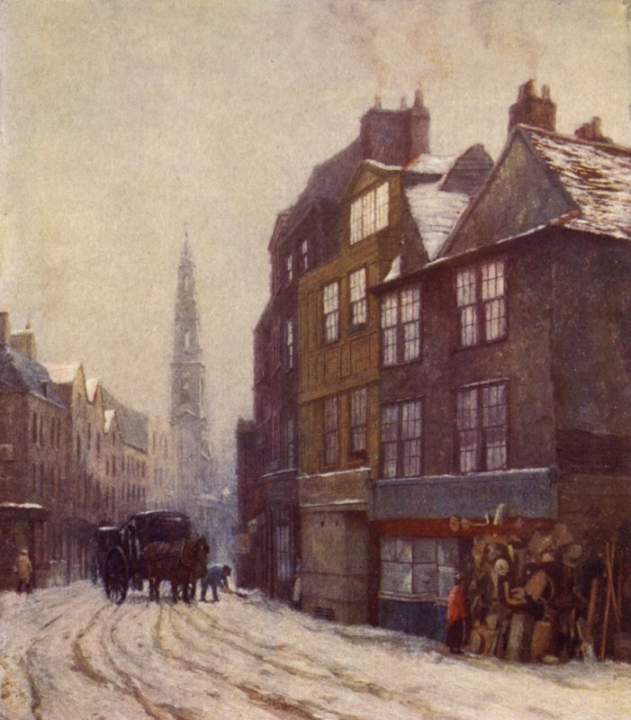 Nell Gwyns szállás, Drury Lane, 1881. február alkotó: Philip Norman