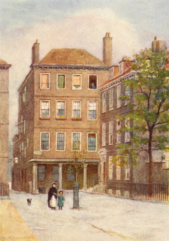 No 15 Grays Inn Square a Field Courttól, 1904 alkotó: Philip Norman