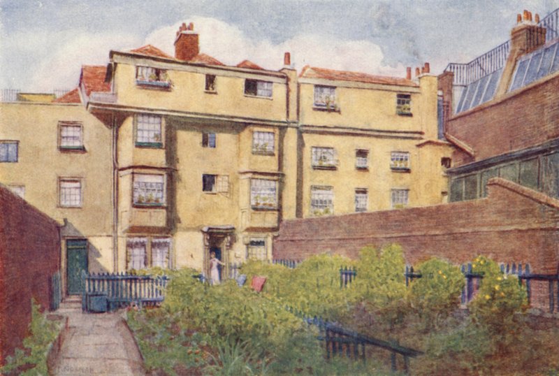 13., 14. és 15. Nevills Court, Fetter Lane, 1901 alkotó: Philip Norman