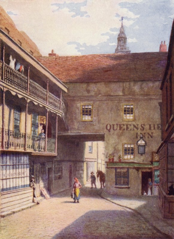 Queens Head Inn, Southwark, 1883 alkotó: Philip Norman