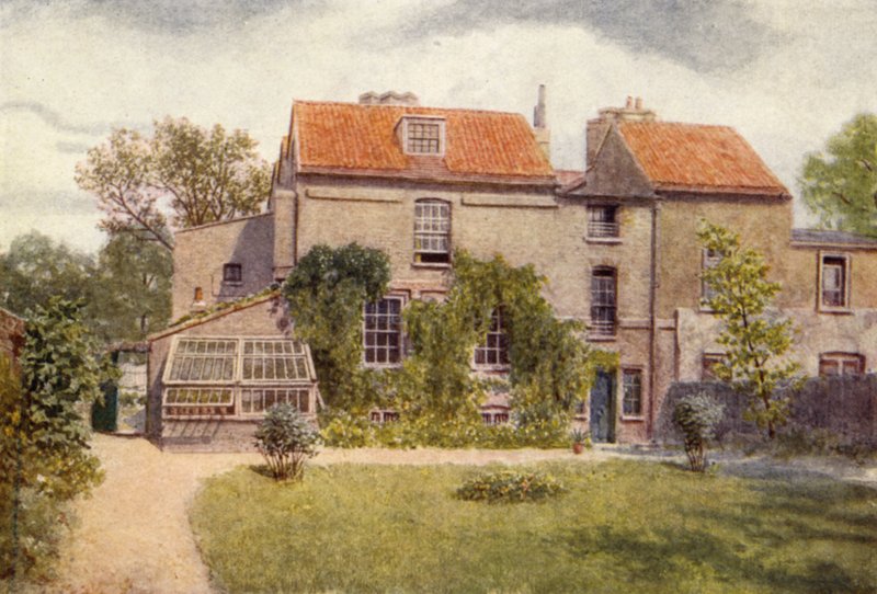 Sandford Manor House a hátsó kertből, 1898 alkotó: Philip Norman