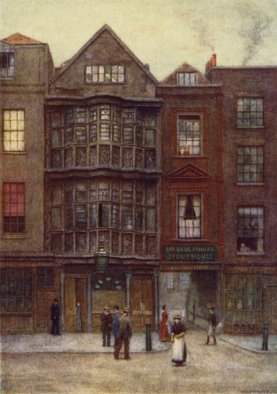 Sir Paul Pindars House, Bishopsgate Street, 1877 alkotó: Philip Norman