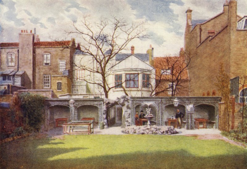 Six Bells Tavern és Bowling Green, Chelsea, 1900 alkotó: Philip Norman