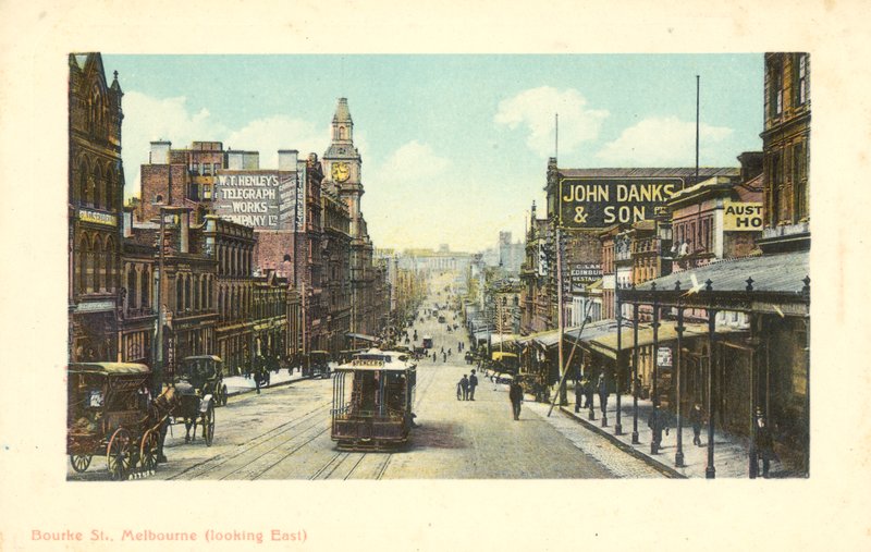 Bourke Street, Melbourne, Victoria, Ausztrália (fotó) alkotó: Photographer Australian