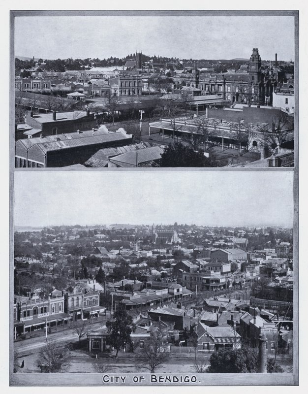 Bendigo városa (f/w fotó) alkotó: Photographer Australian