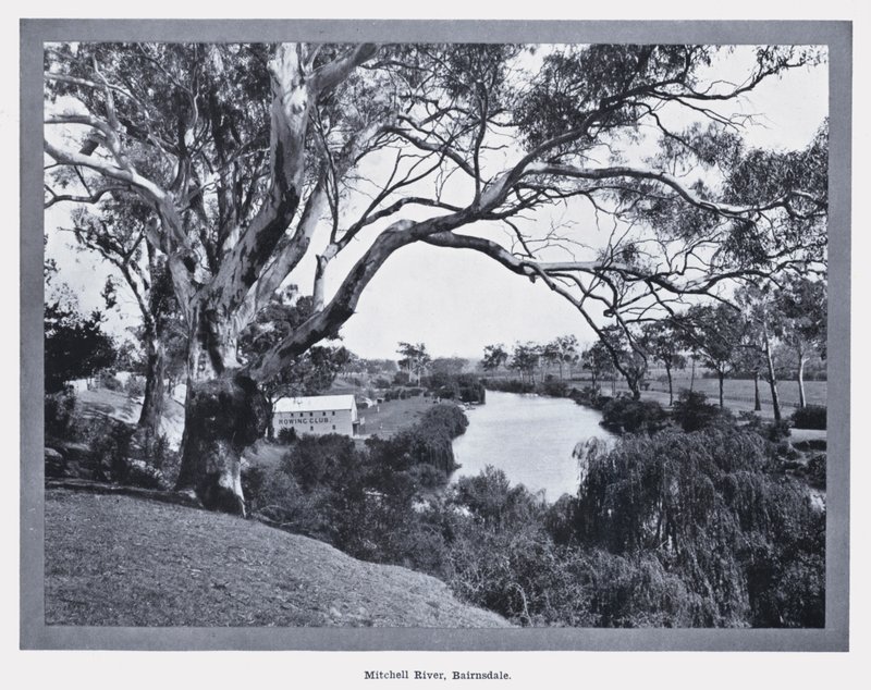 Mitchell folyó, Bairnsdale (fekete-fehér fotó) alkotó: Photographer Australian