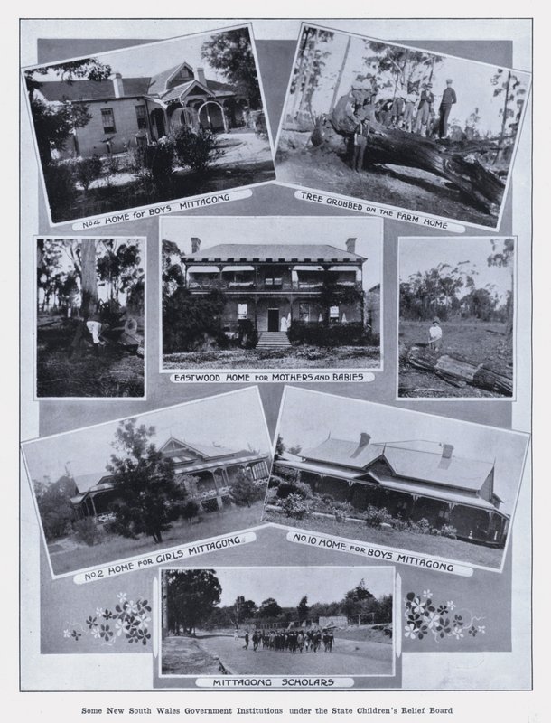 Néhány új-dél-walesi kormányzati intézmény az Állami Gyermeksegélyezési Tanács alatt (f/w fotó) alkotó: Photographer Australian