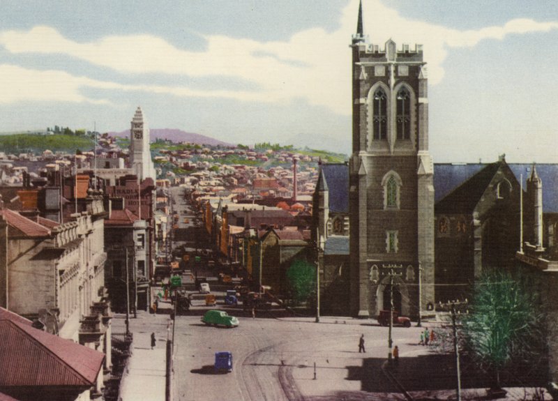 Tasmania: Murray Street, Hobart (színes fotó) alkotó: Photographer Australian