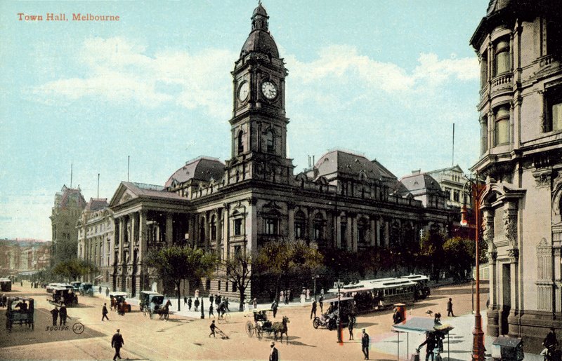 Városháza, Melbourne (színes fotó) alkotó: Photographer Australian