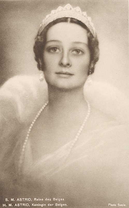 Svéd Astrid, a belgák királynője, a belga III. Lipót hitvese (f/w fotó) alkotó: Photographer Belgian
