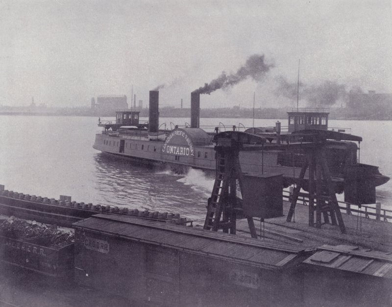Kanada: Transzfer Steamer Windsor és Detroit között (f/w fotó) alkotó: Photographer Canadian