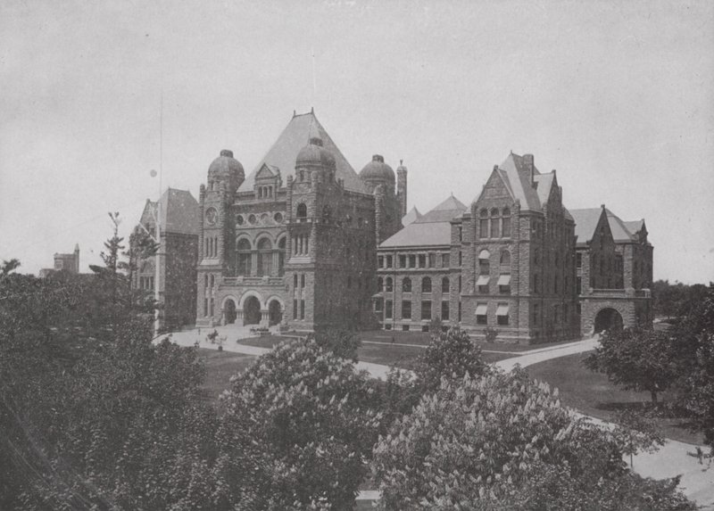 Parlament épületei Ontario tartományban, Torontóban (f/w fotó) alkotó: Photographer Canadian
