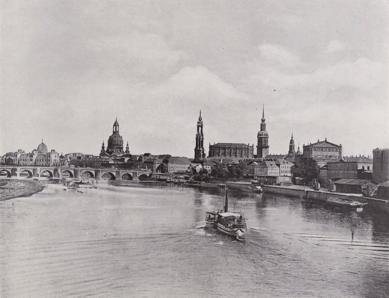 Óváros a Marienbrucke felől (f/w fotó) alkotó: Photographer German