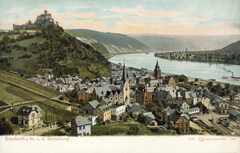 Braubach, Németország (színes fotó) alkotó: Photographer German