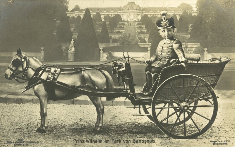 Willhelm koronaherceg, Sanssouci palota, Potsdam (f/w fotó) alkotó: Photographer German
