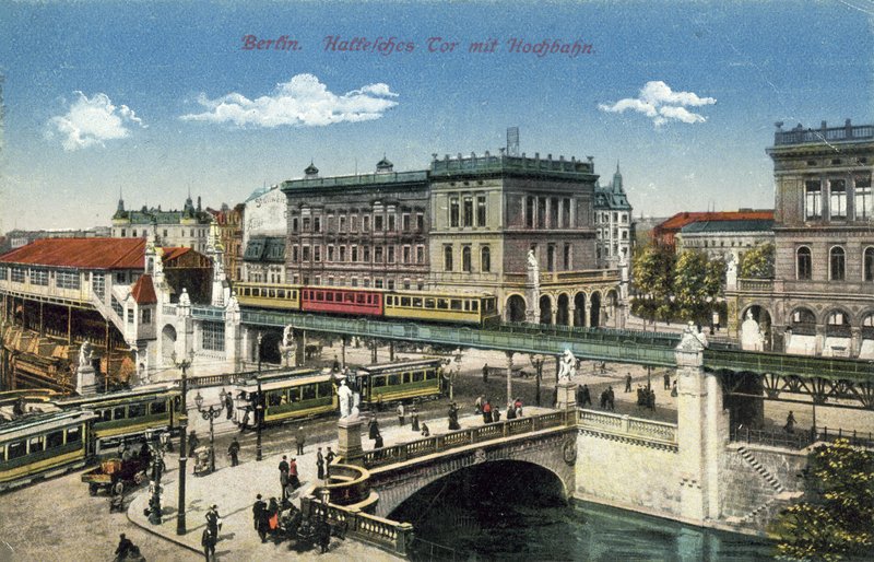 Hallesches Tor, Berlin (színes fotó) alkotó: Photographer German