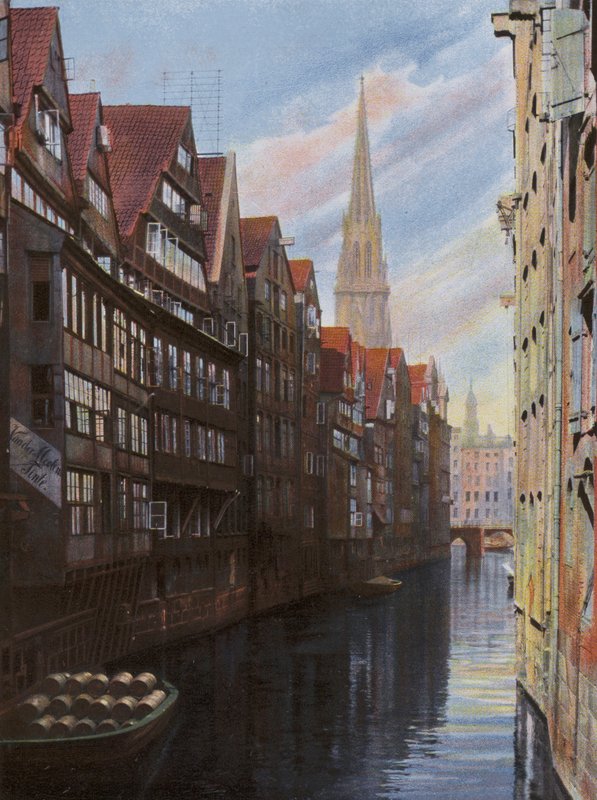 Hamburg: Flotta a Groningerstrasse közelében (fotó) alkotó: Photographer German
