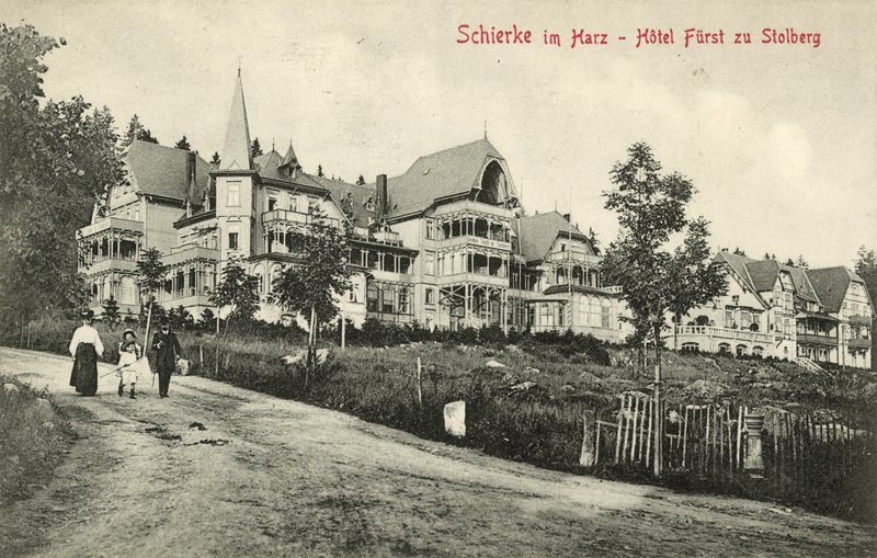 Hotel Furst zu Stolberg, Schierke, Harz-hegység, Németország (f/w fotó) alkotó: Photographer German