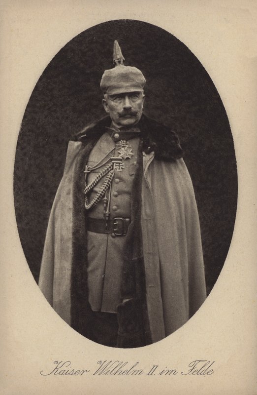 II. Vilmos német császár katonai egyenruhában (f/w fotó) alkotó: Photographer German