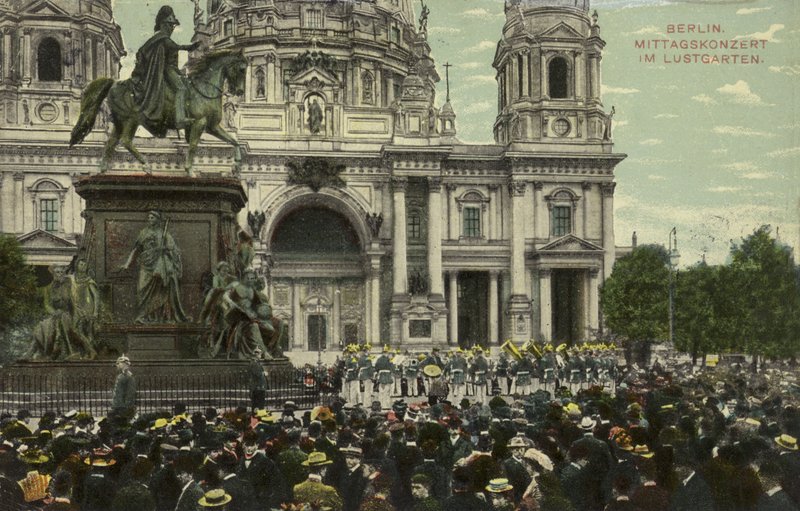 Déli koncert a berlini Lustgartenben (színes fotó) alkotó: Photographer German