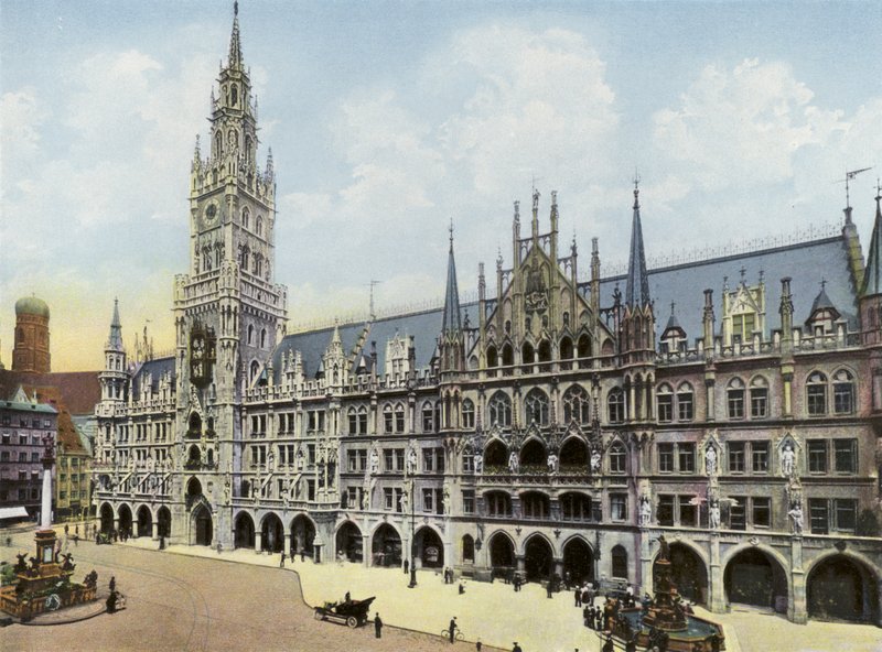 München/München: Új Városháza (fotó) alkotó: Photographer German