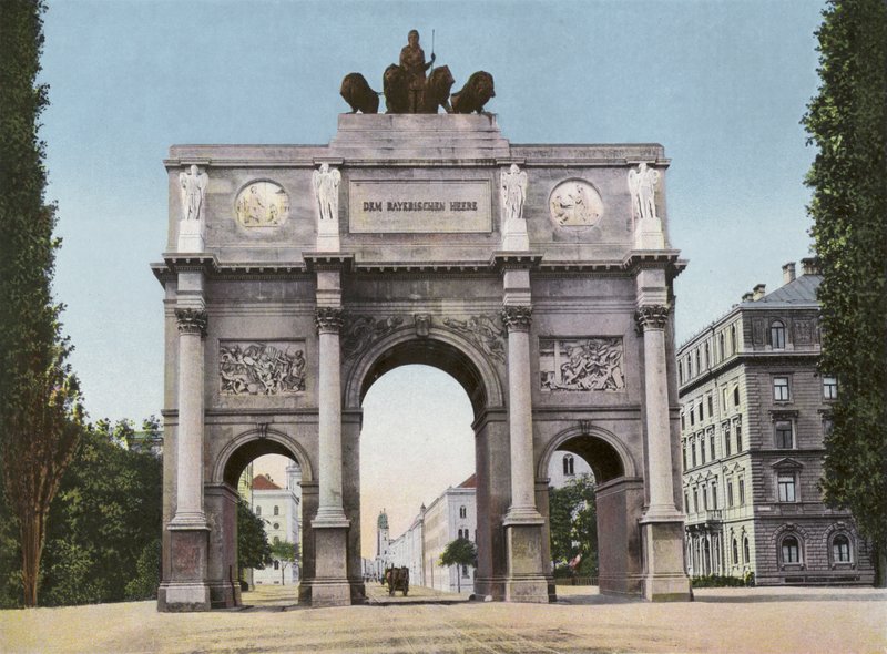 München/München: Siegestor (fotó) alkotó: Photographer German
