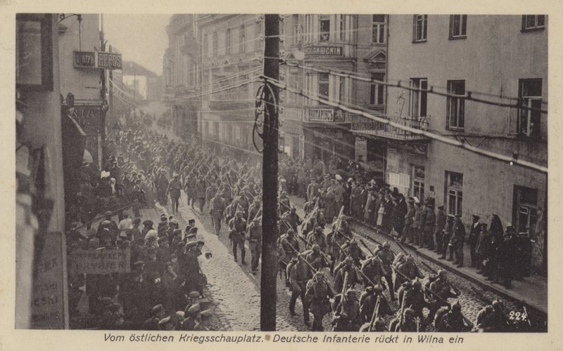A litvániai Vilnius német csapatok általi megszállása az első világháborúban alkotó: Photographer German