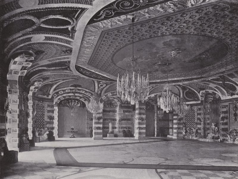 Potsdam, Új palota, Shell Hall (f/w fotó) alkotó: Photographer German