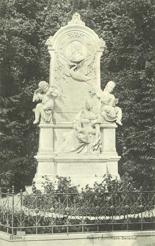 Robert Schumann Memorial, Bonn, Németország (f/w fotó) alkotó: Photographer German