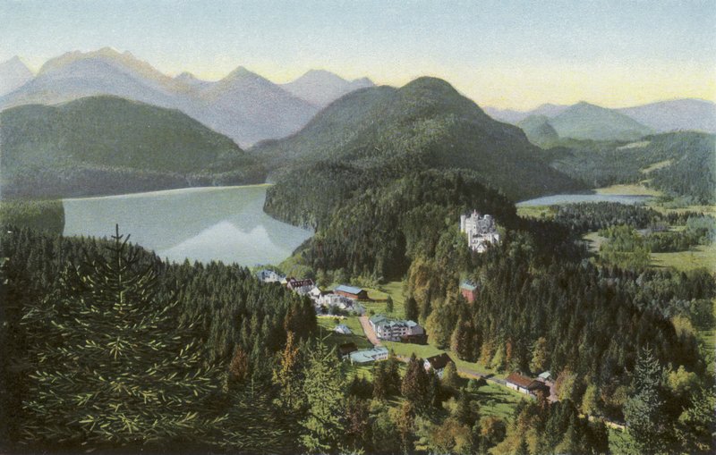 Hohenschwangau kastély V D Jugend (fotó) alkotó: Photographer German