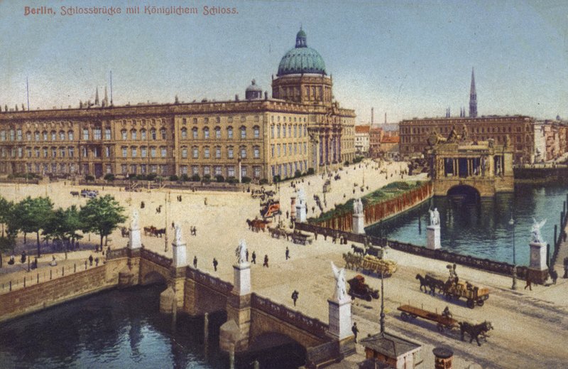 Schlossbruecke és Királyi Palota, Berlin, Németország (fotó) alkotó: Photographer German