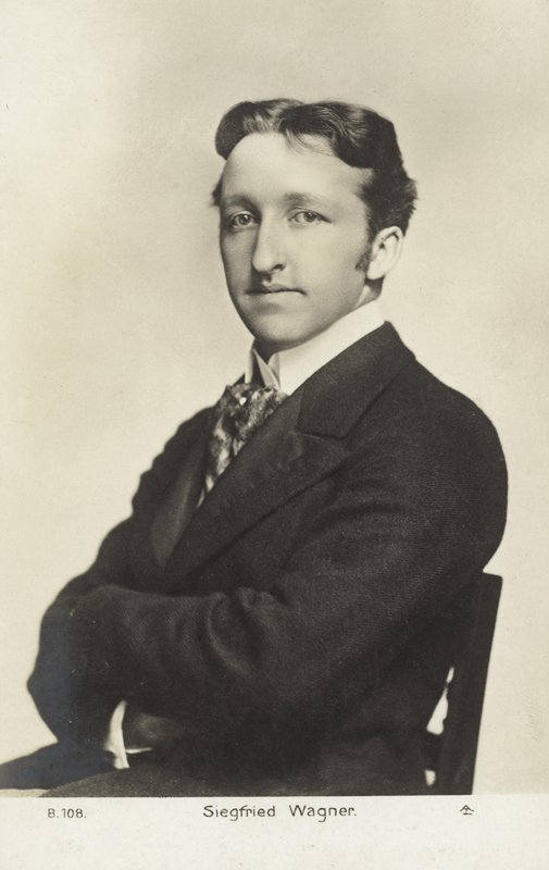 Siegfried Wagner német zeneszerző és karmester (f/w fotó) alkotó: Photographer German