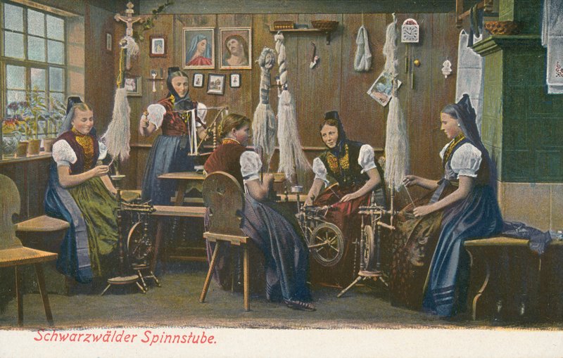 A Fekete-erdő fonói, Németország. (színes fotó) alkotó: Photographer German