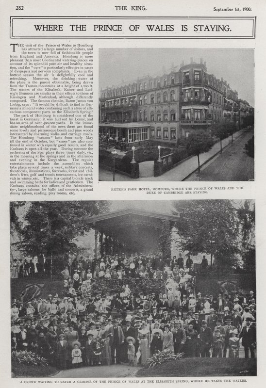 Wales hercege és Cambridge hercege látogatása a németországi Bad Homburg fürdőhelyen alkotó: Photographer German