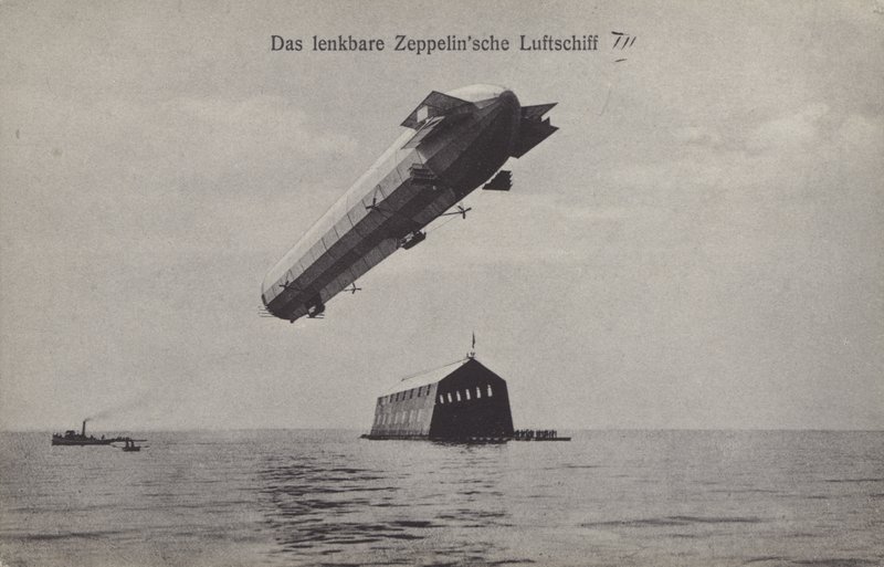 Zeppelin LZ III (f/w fotó) alkotó: Photographer German