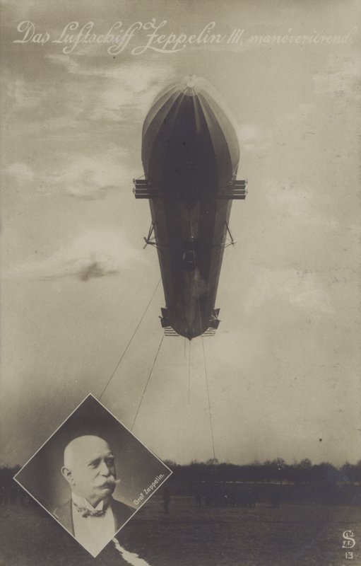 Zeppelin LZ III (f/w fotó) alkotó: Photographer German