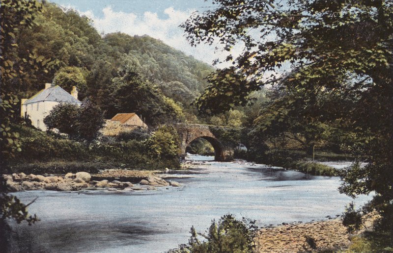 Írország: The Meeting of the Waters, In the Vale of Avoca, County Wicklow (színes fotó) alkotó: Photographer Irish