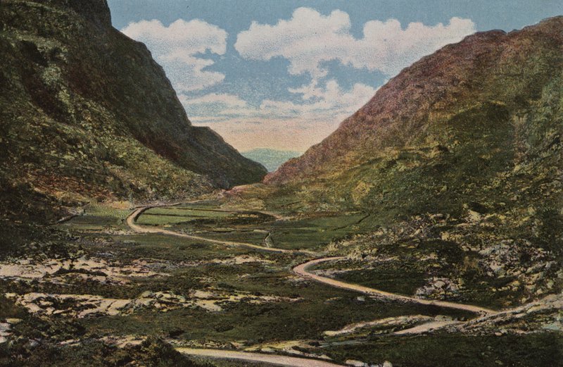 Dél-Írország: Dunloe szakadéka, Killarney (színes fotó) alkotó: Photographer Irish