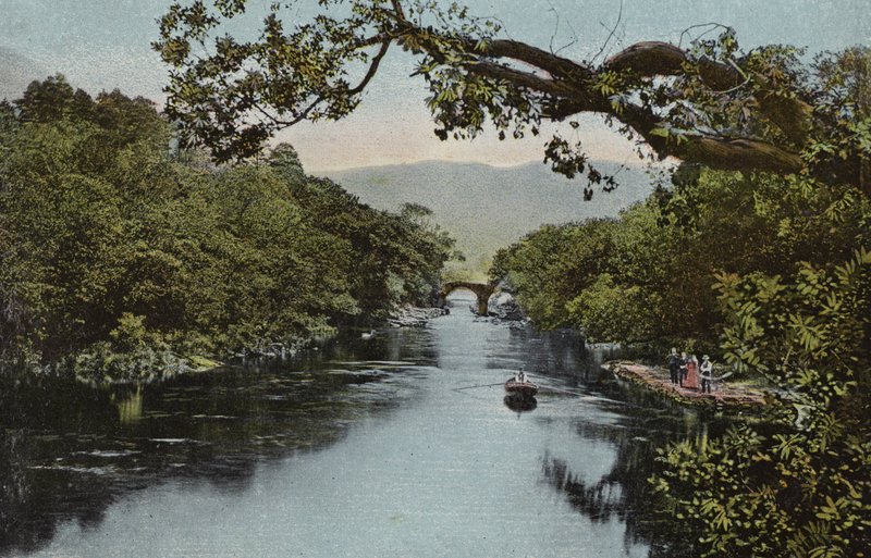 Dél-Írország: The Meeting of the Waters, Killarney (színes fotó) alkotó: Photographer Irish